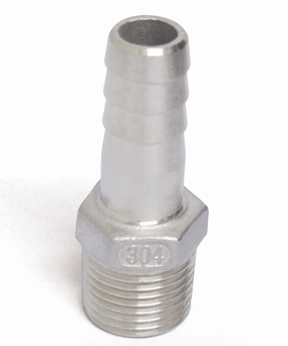 Factory High Quality Stainless Steel Pipe Fitting Thread Screw Hex Hose Nipple